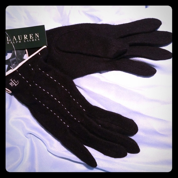 Lauren Ralph Lauren Accessories - NWT Lauren Ralph Lauren Black Gloves Sz. S